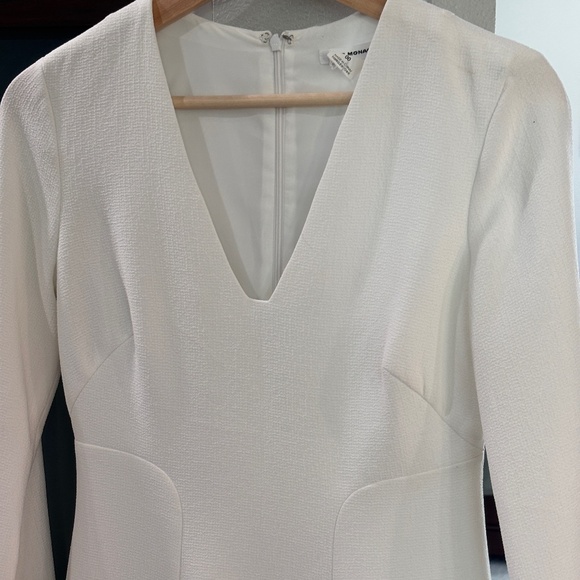 Club Monaco LASHELL A-line Mini Dress - White Size 00 - Picture 4 of 11